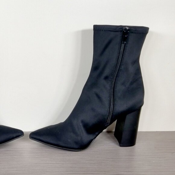 Jeffrey Campbell Siren Bootie, Black Neoprene, Womens Size 6 M - Picture 9 of 10